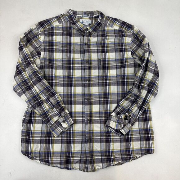 Columbia Men’s Out & Back Long Sleeve Plaid Button Up Shirt Size XXL 2XL AM7242 - Picture 2 of 8